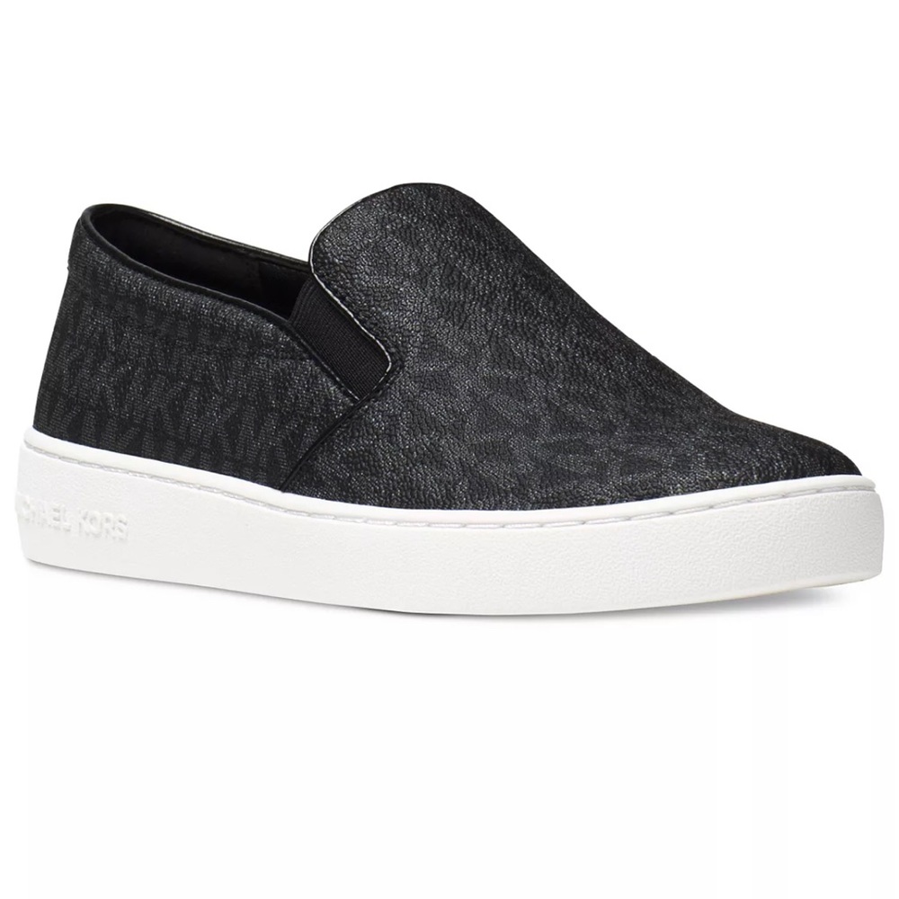 Michael Kors Women's Keaton Slip-On Signature Logo Sneakers